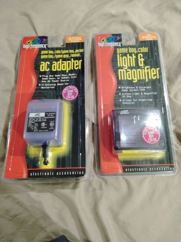 New Gameboy Color Light Magnifier N Ac Adapter 🔥🔥🔥