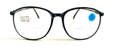 NWT Vintage 90's Carbon Fiber School Boy Bi-Focal Reading Glass 1.50 S.Blue