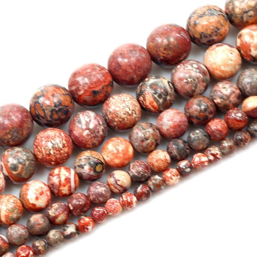 Pietra preziosa naturale perline rotonde sciolte 4 mm 6 mm 8 mm 10 mm 12 mm 15" lotto sfuso all'ingrosso - Foto 242 di 481