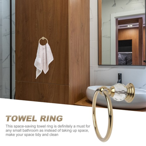 Towel Rack Hooks for Bathroom Wall Ring Hardware›towel Bars Bathrooms - Picture 10 of 12