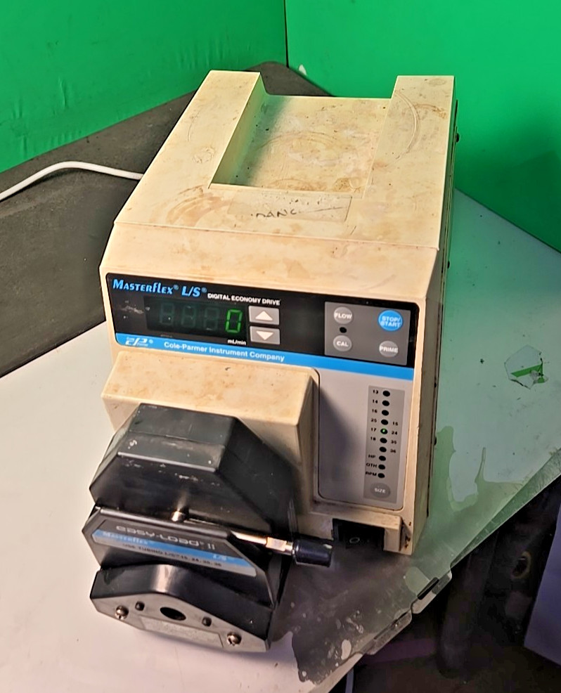 Cole-Parmer MasterFlex 7550-50 Digital Drive w/ Easy-Load II | Tested Good