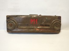 M. HOHNER BRASS STAMPED AUTO TOURING CAR HARMONICA Very Rare Made In Germany