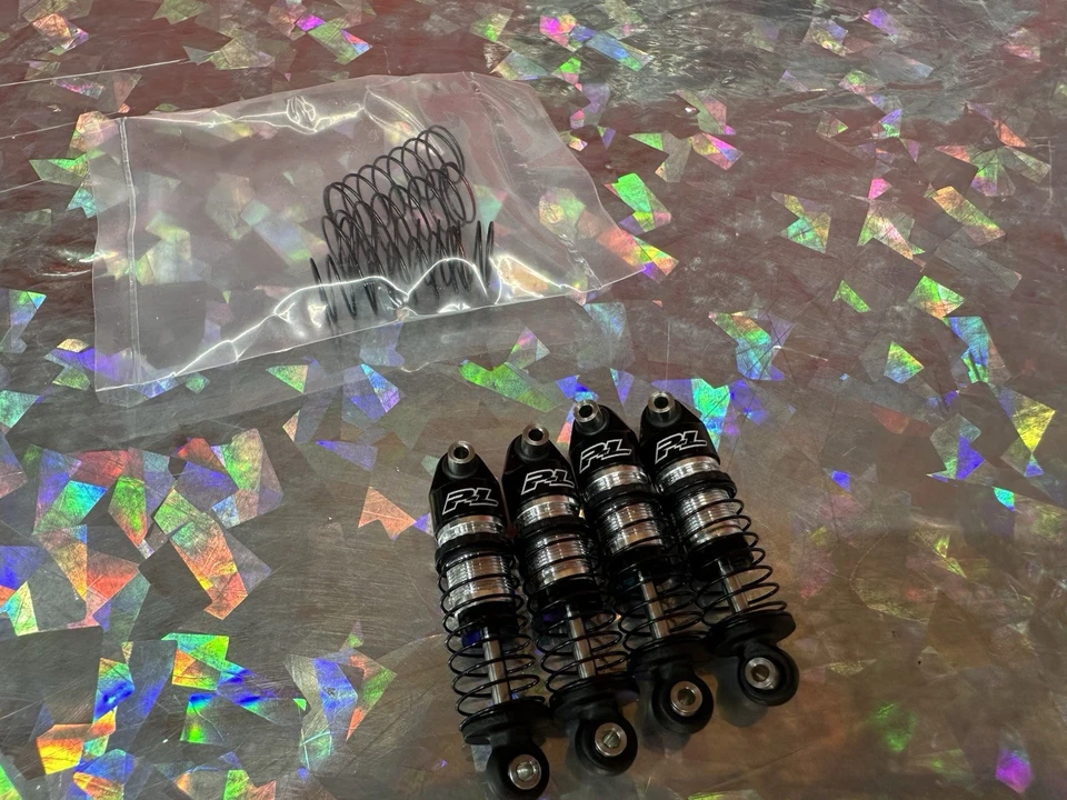 Pro-Line Racing 6387-00 1/24 Big Bore Scaler Shocks (4) SCX24 Set Front Rear - Image 2 of 2