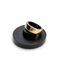 Oura Ring Gen 3 Horizon - Titanium - Size 09 - Gold - HEAVILY SCRATCHED