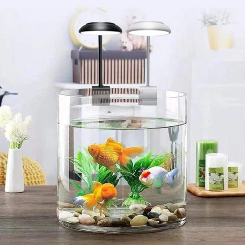 USB 5w LED AQUARIUM CLIP ON LED LIGHT UNIT BLUE & WHITE LED FISH TANK MINI LIGHT - Picture 2 of 12