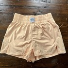 Cotton on Pastel Peach Lined High Waist Elastic waist with pockets size Small