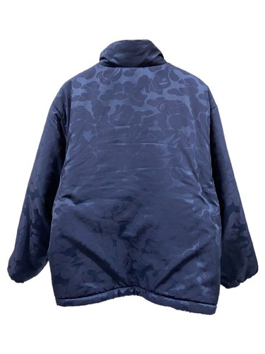 A BATHING APE fleece reversible Jacket navy XL Used - Picture 2 of 6