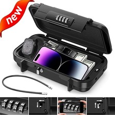 Sicherheitskassette Zahlenschloss Autosafe Mini Tresor Kassette Reisen Box Geld