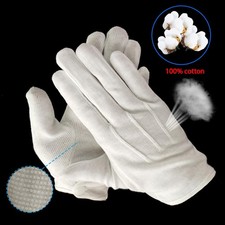 LADIES WHITE WAITER GLOVES,SERVING,KITCHEN,CATERING,FOOD HANDLING,FANCY DRESS
