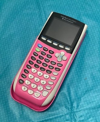 Texas Instruments TI-84 Plus C Silver Edition Graphing Calculator - Pink