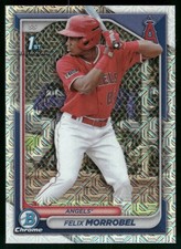 2024 Bowman #BCP-121 Felix Morrobel Chrome Prospects Mojo Refractors