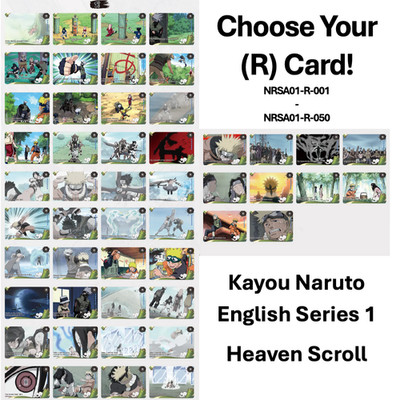 Choose Your (R) Card! | Kayou Naruto English Series 1 Heaven Scroll (NRSA01)