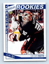2013-14 O-Pee-Chee Update Marquee Rookies Viktor Fasth Rookie Anaheim Ducks #517