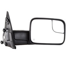 Dodge Ram 1500 2500 3500 Towing Mirror Right Power Heated Black 2002-2009 Dodge Ram 1500 2500 3500 Towing Mirror Right Power Heated Black 2002-2009