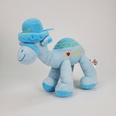 Habibi My Souvenir Blue Camel Plush Stuffed Animal I Love Camel Hat 10 inch