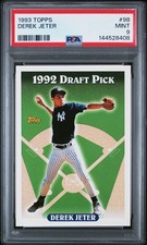 1993 TOPPS #98 DEREK JETER ROOKIE RC PSA 9