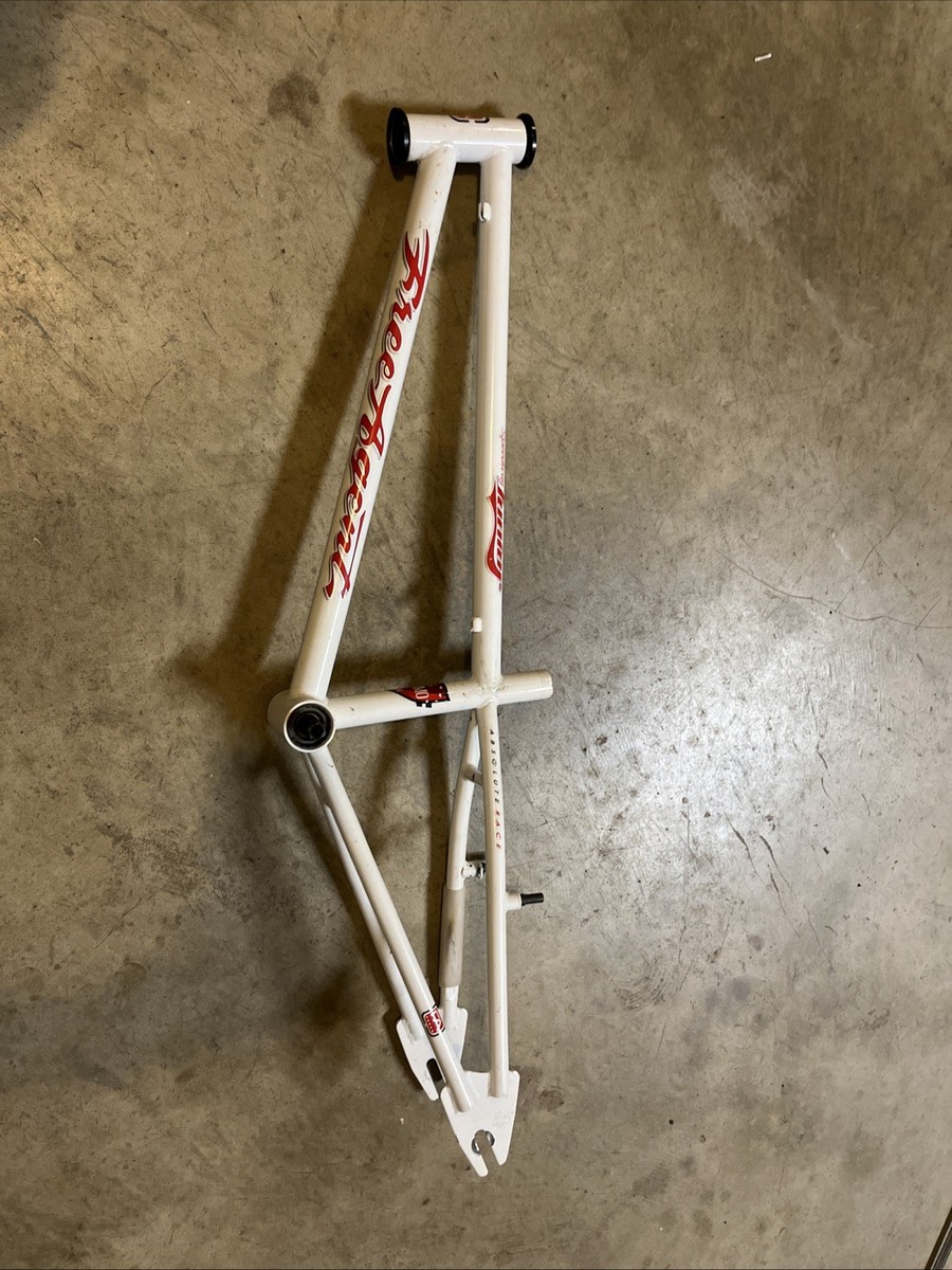 Free Agent BMX Racing Frame Junior White And Red 20 Inch | eBay