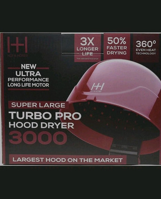 Hot & Hotter Super Large Turbo Pro Hood Dryer 3000 Ultra Performance Long Life M