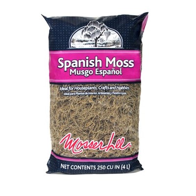 Mosser Lee ML0560 Spanish Moss, 250 Cubic Inches No Size, Gray