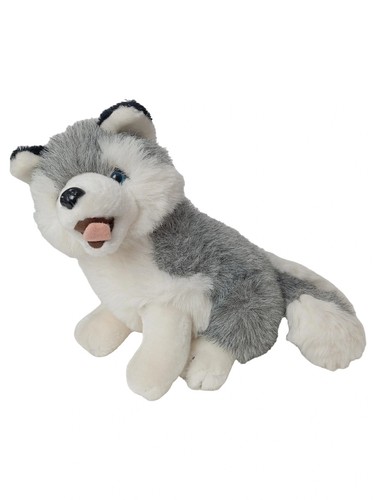 HEUNEC 286672 Peluche Grigio – Asino Morbido 20 Cm, Compagno Di Giochi E Coccole Per Bambini
