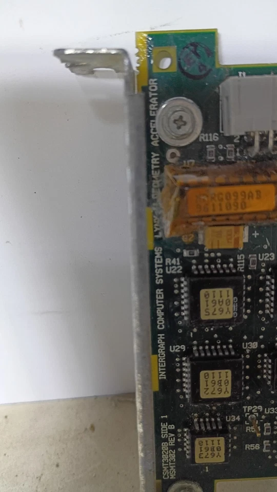 Tarjeta aceleradora de geometría Intergraph CSMT3020B LYNX II rara de colección NASA Foto 4 de 4