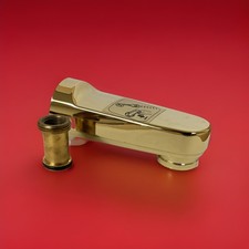 Polished Brass Tub Spout w/pull-down diverter  adapter, sl. imperfections