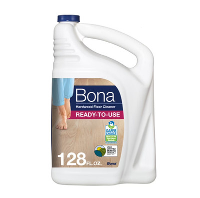 Bona Hardwood Floor Cleaning Solution Refill, Unscented, 128 fl oz.....