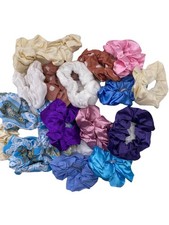 19pcs Assorted Hair Scrunchies Set Silk Velvet Elastic Ponytail Holders Women