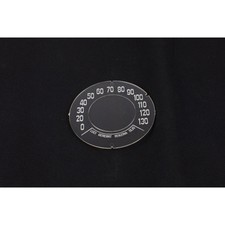 Vetrino con scala 130 km per tachimetro Giannini Fiat 500 F R Giardiniera epoca