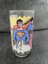 1978 Vintage Superman The Movie Commemorative Pepsi Glass Kal-El - DC Comics