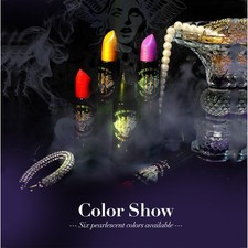 Women Halloween Raves 1Pcs Shimmer Lipstick Theme Party Lipsticks Long Lasting