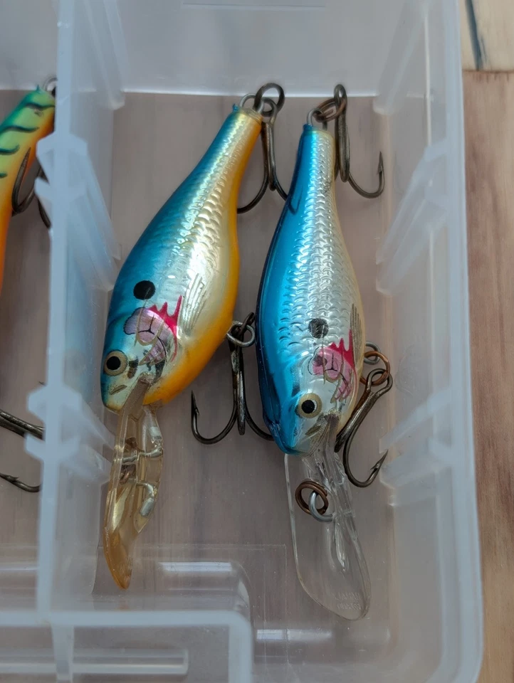 🔥Rapala Shad Rap Minnow (Lote de 17) Suspensión Escala Completa Flotante Talla 5 y 7 Foto 4 de 4