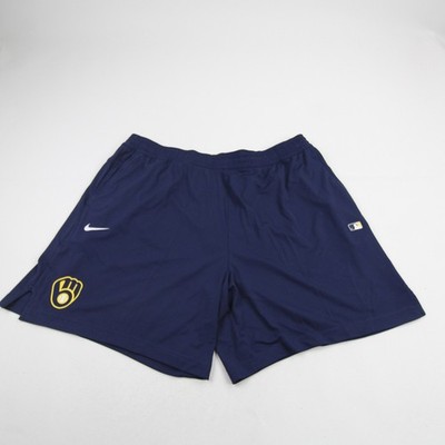 Milwaukee Brewers Nike MLB Authentic Practice Shorts Women's XL