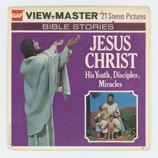 Jesus Christus - Seine Jugend, Jünger, Wunder 1976 GAF View-Master Paket B-882