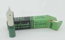 Esterbrook Renew-Point 9461 Rigid Fine Fountain Pen Nib - 1950s - New In Box
