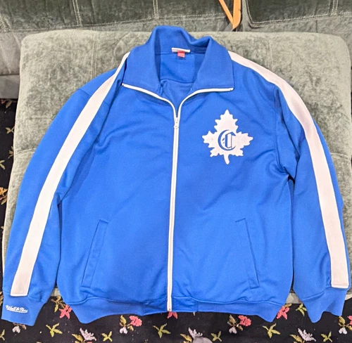 Mitchell & Ness Nostalgia Co. Montreal Men's XL Full Zip Track Jacket Pockets - product listing photo