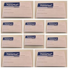 10 WEIGHT WATCHERS POINTS PLUS TRACKERS/PLANNERS-VTG
