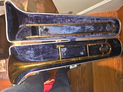 King 606 Trombone, USA, case&mouthpiece, Good playing cond, Poor Physical Cond