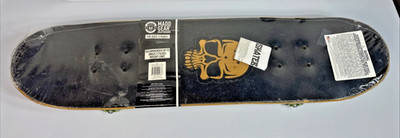 Madd Gear Konda Complete Skateboard Lime Wheels 31'' Long Gold Skull   Sealed