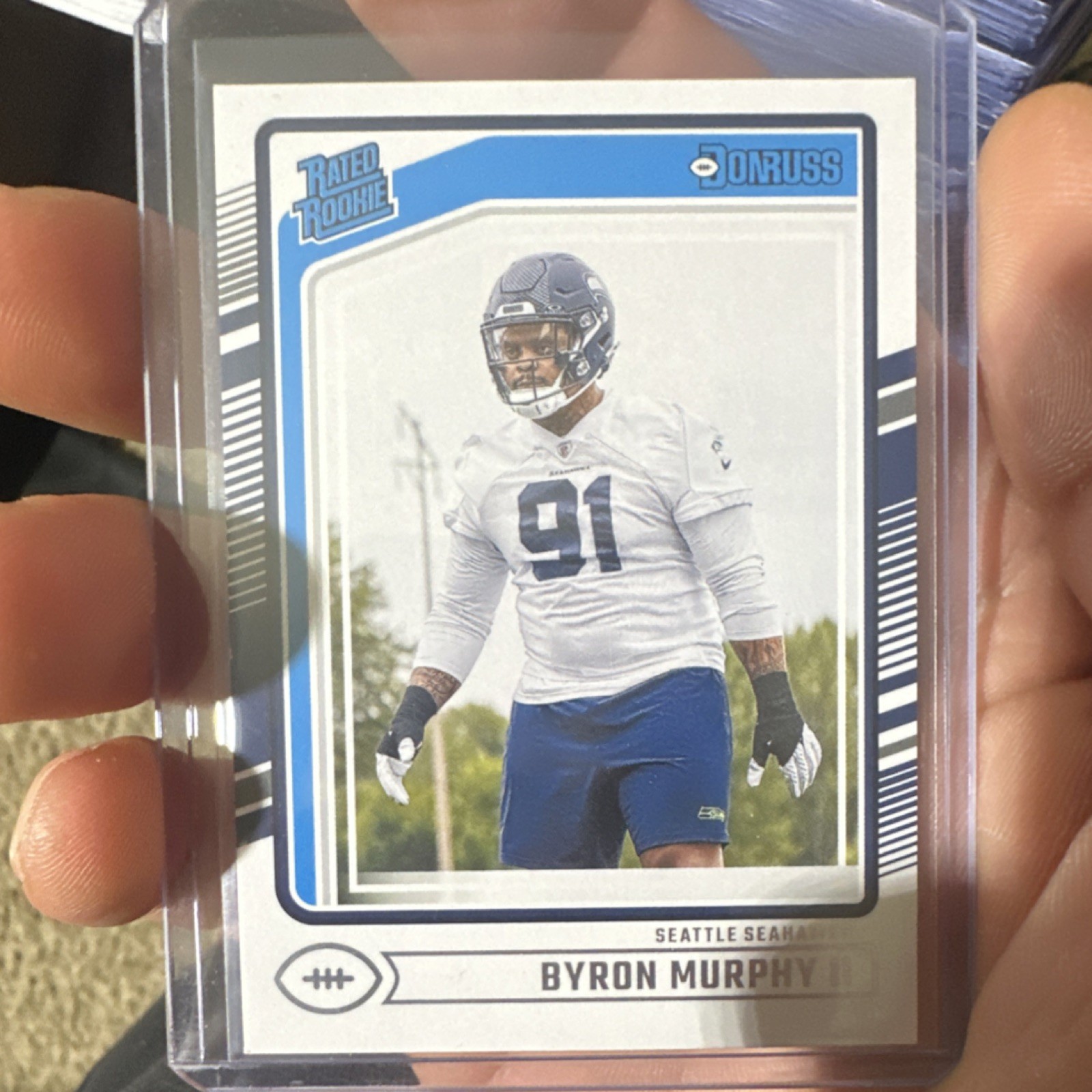 2024 Panini Donruss Rated Rookie Byron Murphy II #321 Seahawks (NFL)