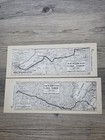 1920s Sacramento Lake Tahoe 1 & 2 Automobile Club Southern Calif AAA Maps 27 28 — photo 2