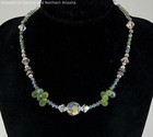 925 Sterling Silver Glass Marcasite Jewelry w/ Necklace, Ring 23.87g — photo 3