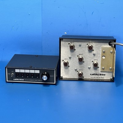 AMERITRON RCS-8V リモートコアクススイッチ AMERITRON RCS-8V REMOTE COAX SWITCH WITH RELAY BOX | eBay