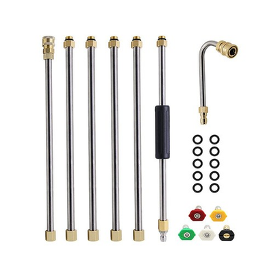 #ad Pressure Washer Extension Rod Set with Quick Connect Fittings and Nozzles AU $80.33