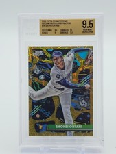 SHOHEI OHTANI 2025 TOPPS COSMIC CHROME INTERSTELLAR GOLD /50 #56 BGS 9.5 Q7174