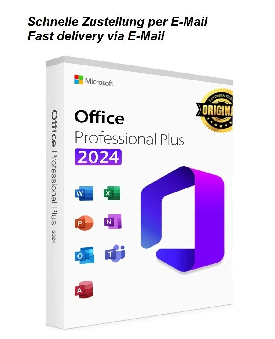 MS Office 2024 Professional Plus Full Version Key Immediate Email Dispatch-