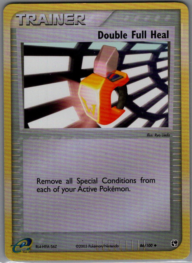 Double Full Heal Reverse Holo Uncommon Sandstorm 86/100 NM