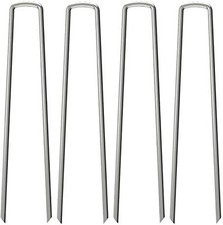 50 Pack 12" Garden Stakes Pins,Heavy Duty Garden Landscape Staples Stakes Pins 