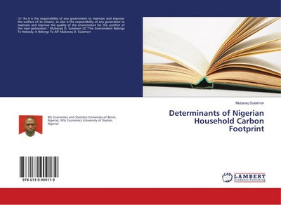 Determinants of Nigerian Household Carbon Footprint | Mubaraq Sulaimon | Buch