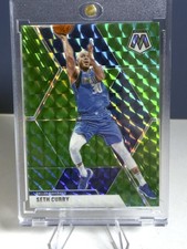 2019-20 Panini Mosaic #104 Seth Curry Green Prizm